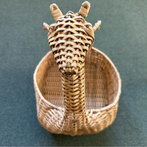 Giraffe Basket - Wicker/ Rattan from Pottery Barn / West Elm - Picture 3 of 6